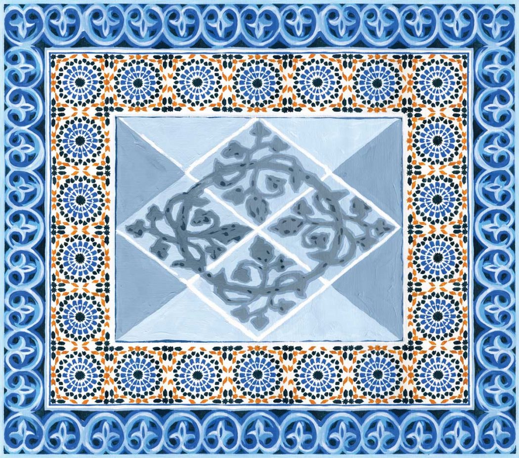 Visuel Tete de lit Mosaiques 160*140 cm