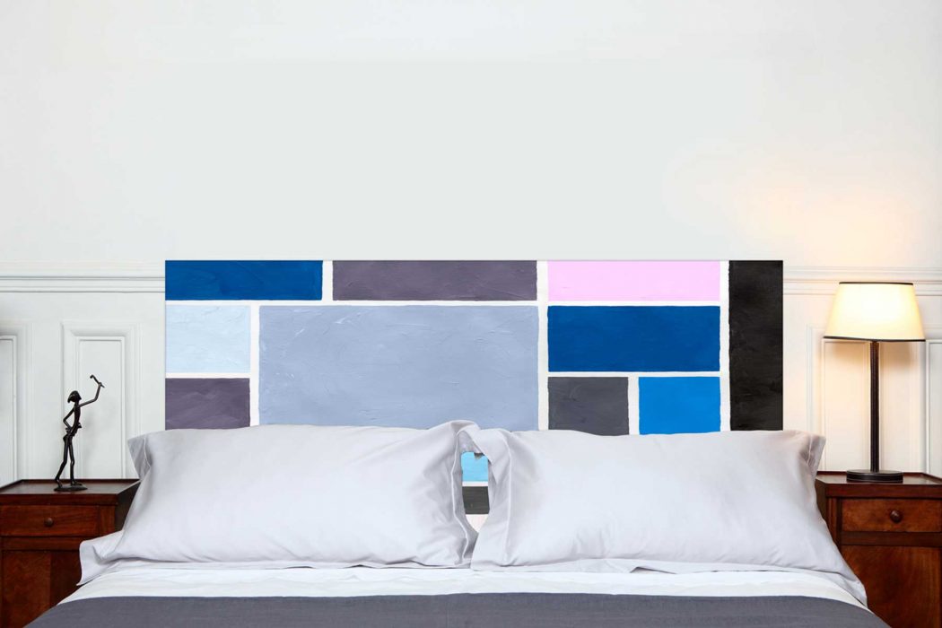 Tête de lit Poudrée Bleu 160*70 cm