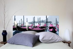 Tete de lit venise Rose 160*70 cm