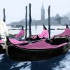 Visuel tete de lit Gondoles a Venise rose 160*70 cm