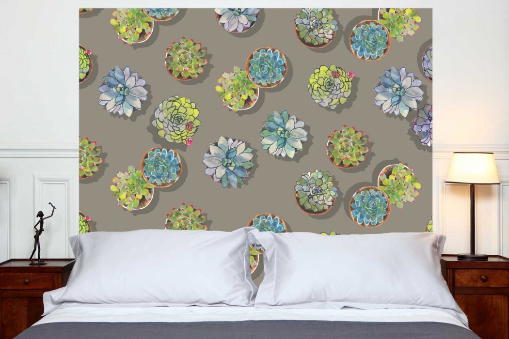 Tete de lit les Succulentes 160*140 cm