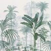 Visuel Tête de lit Jardin Tropical 160*140 cm