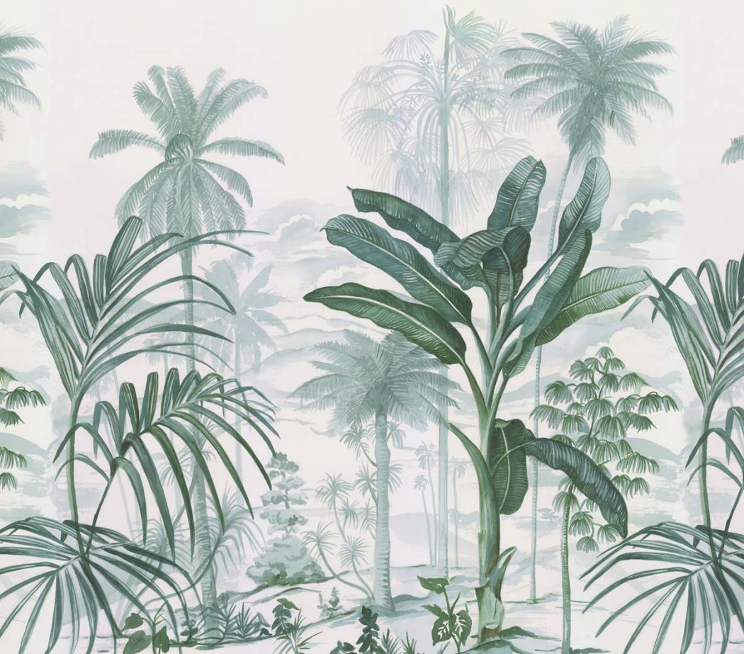 Visuel Tête de lit Jardin Tropical 160*140 cm