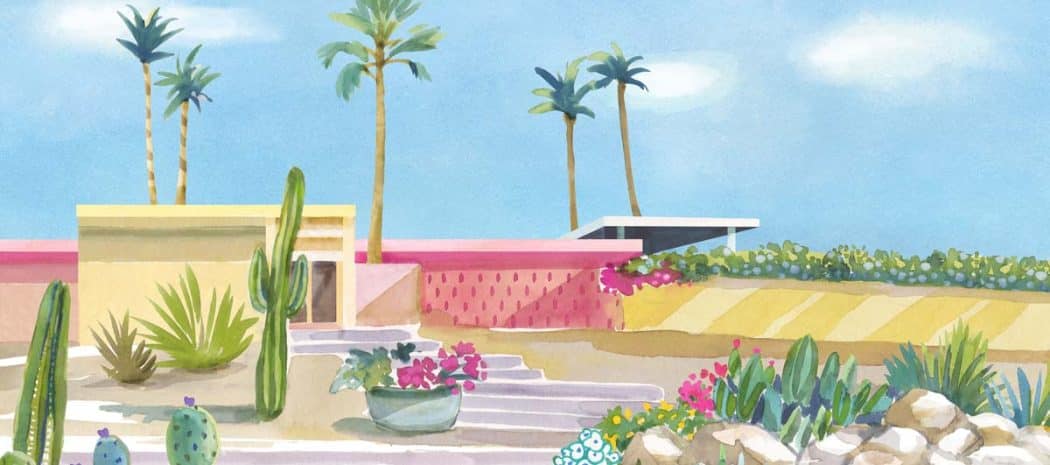 Visuel Tete de lit Palm Springs 160*70 cm