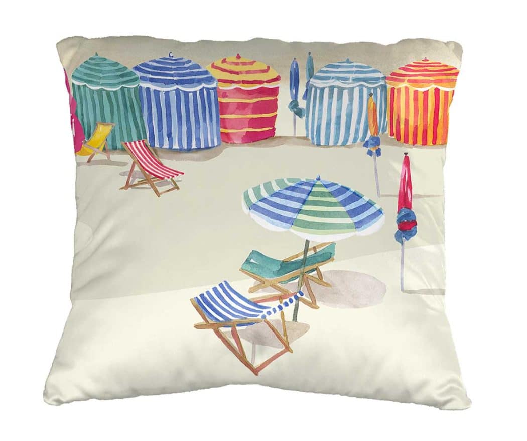 Coussin cabines de plage Mademoiselle Tiss