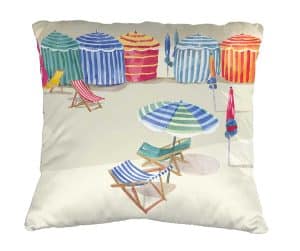 Coussin cabines de plage Mademoiselle Tiss