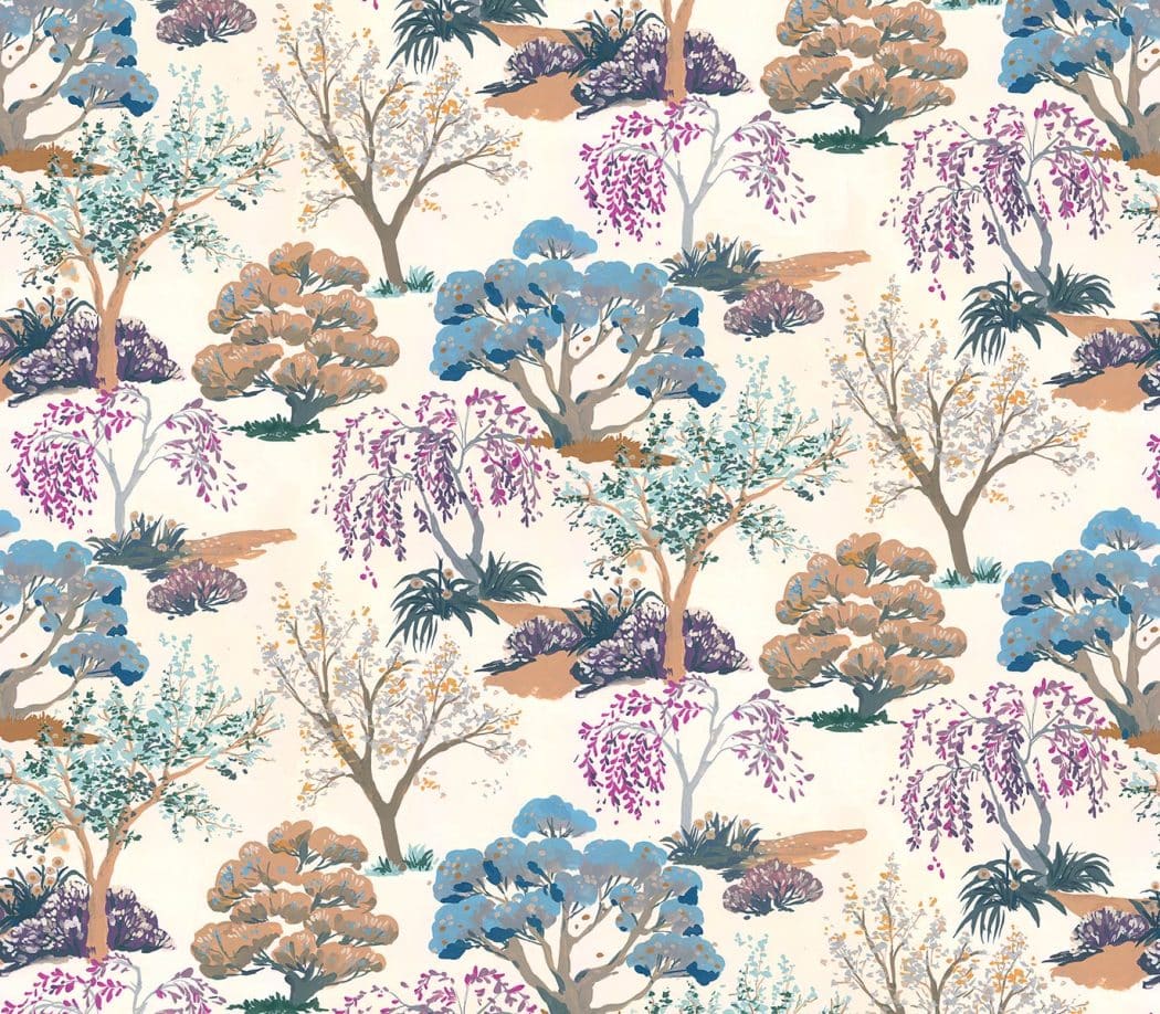 visuel tete de lit Jardin Japonais 160*140 cm