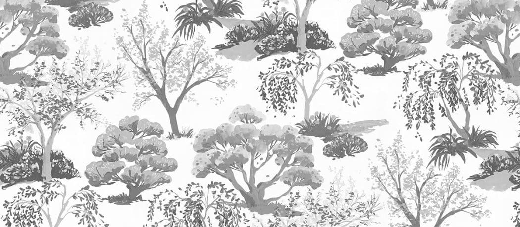 visuel tete de lit jardin japonais 160*70 cm